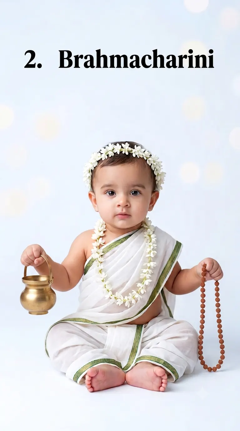 NavRatri Photo Prompt For Baby Girl